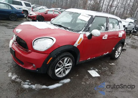 2013 Mini Countryman Cooper from USA, damaged, VIN WMWZB3C58DWM31647